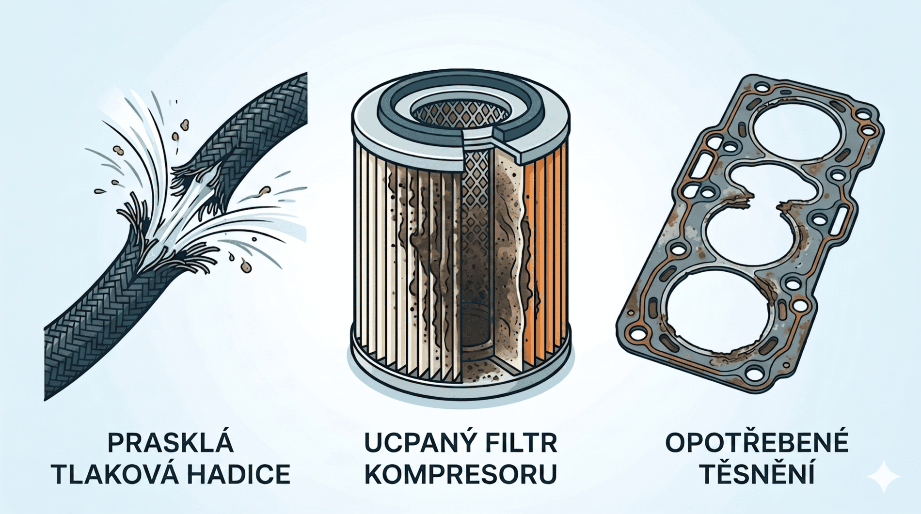 Ekonomické srovnání opravy starého kompresoru oproti nákupu nového